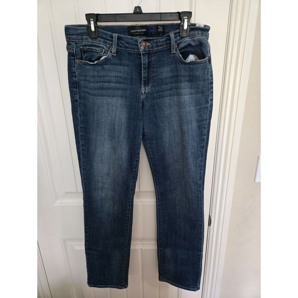 Lucky Brand Women’s Size 10/30 Sweet Straight Blue Jeans Stretch Medium Wash